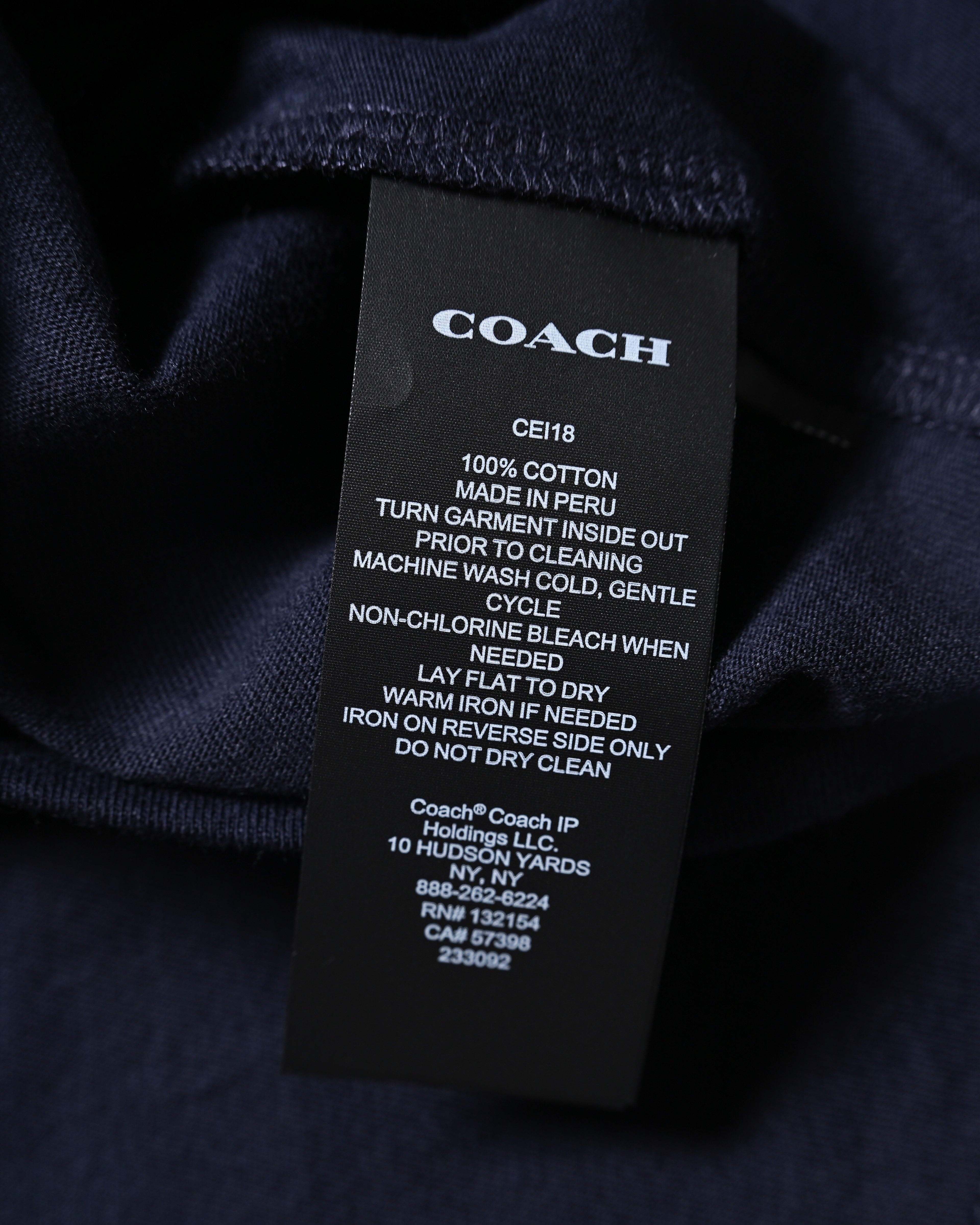 COACH/ “Rexy 10th Birthday Jungle Relaxed T-Shirt” Navy