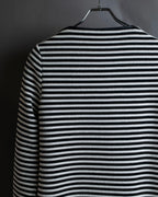 "T by Alexander Wang" Uniform striped ribbed knit pullover