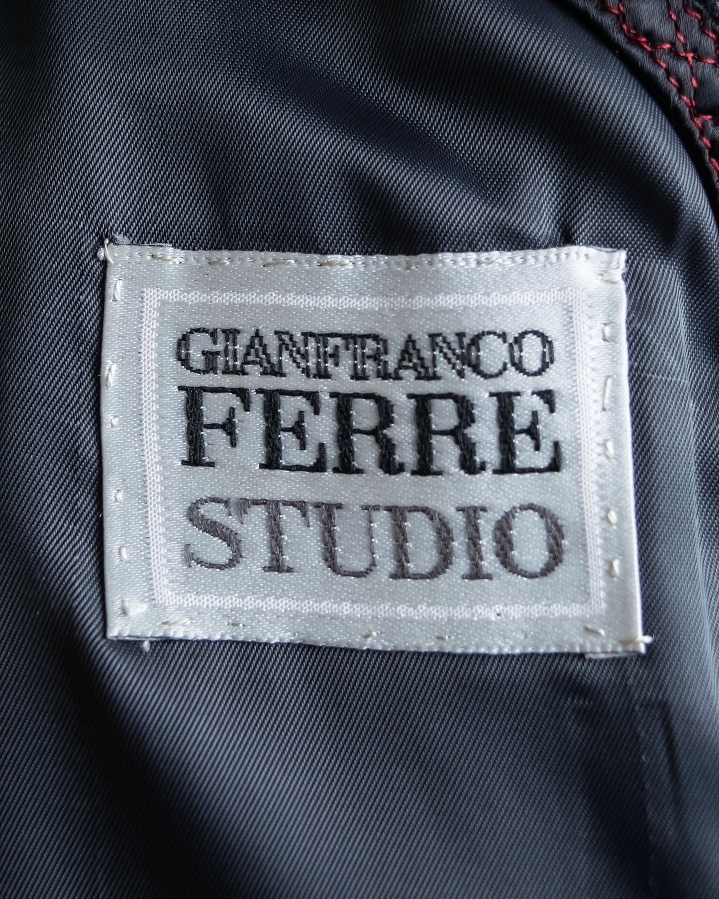 "GIANERANCO FERRE" Angora wool blend long chester coat