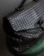 "BOTTEGA VENETA" Intrecciato design briefcase bag