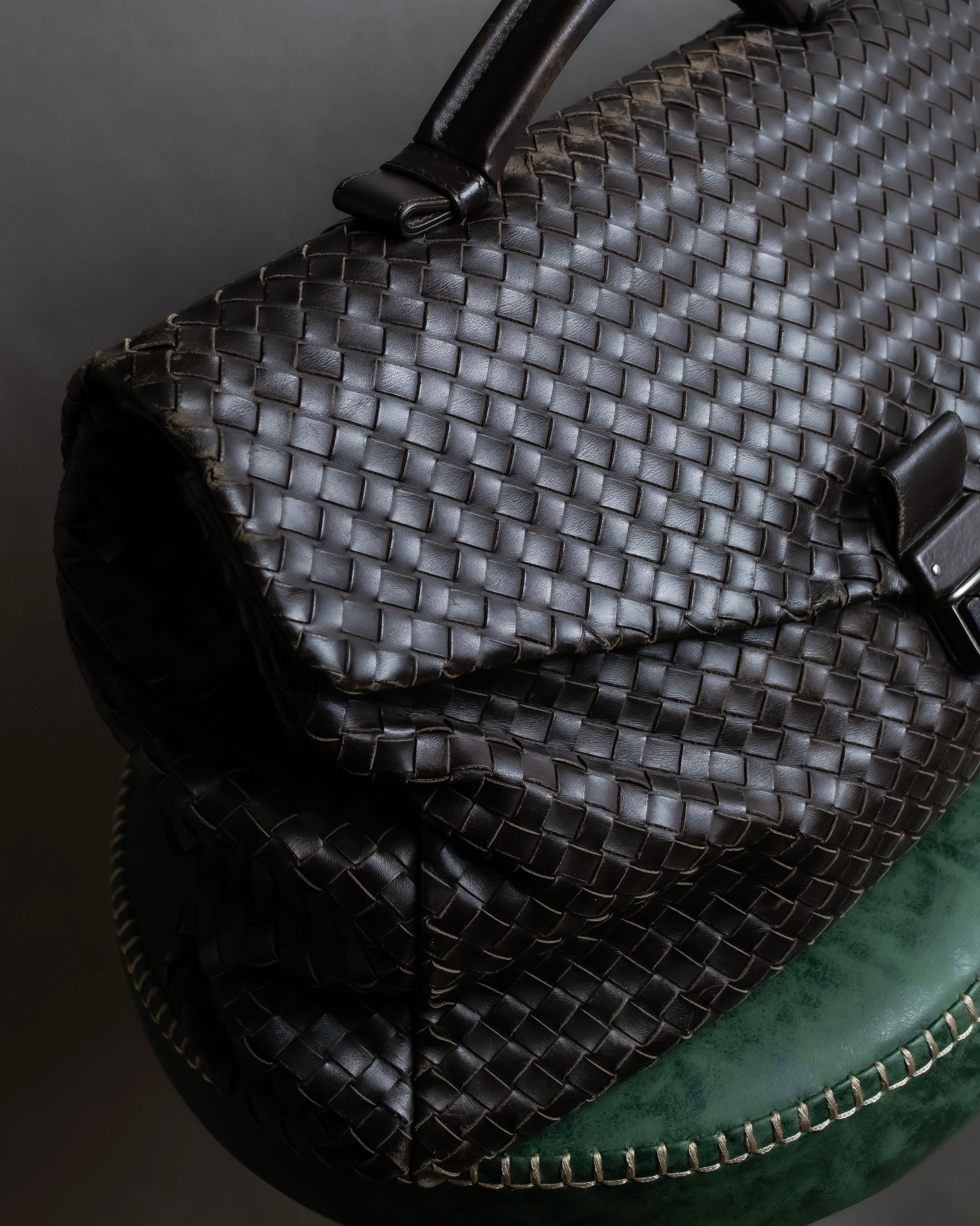 "BOTTEGA VENETA" Intrecciato design briefcase bag