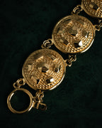 “Christian Dior” 90’s Medallion motif toggle bracelet