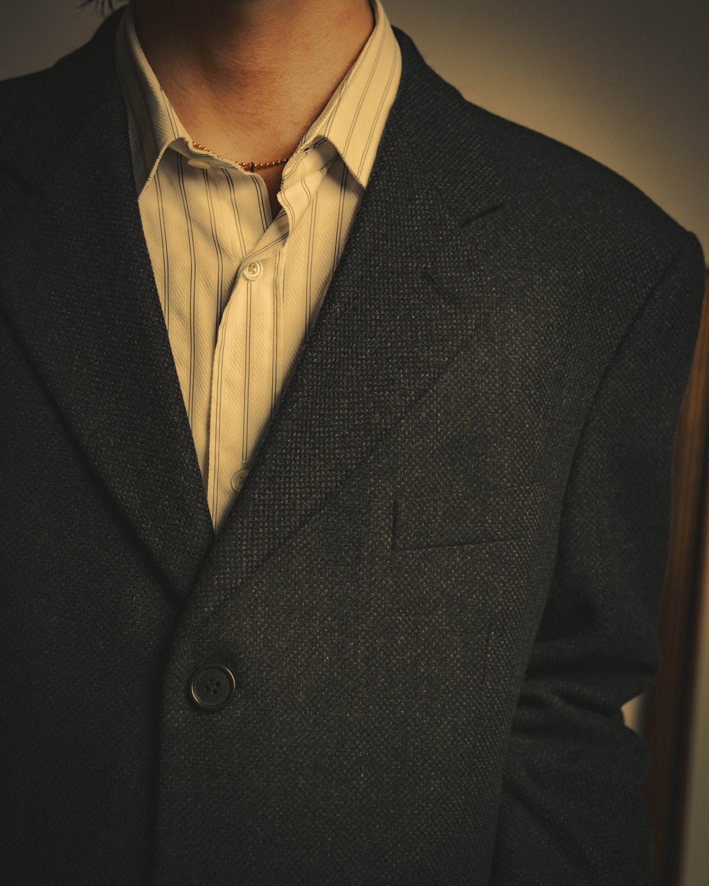 -SPECIAL- "GIORGIO ARMANI" 90's-00's Relaxed single-breasted tailored jacket