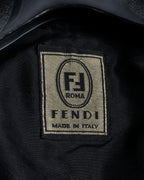 -SPECIAL- "FENDI" 90s Karl Lagerfeld-era lattice fur cape