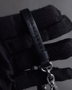 "MAISON MARGIELA" Wig fur design chain shoulder leather bag