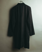 “COMME des GARCONS” 90’s black tailored long coat