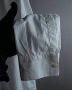 "MAISON MARGIELA" 18AW No-collar design Super long shirt