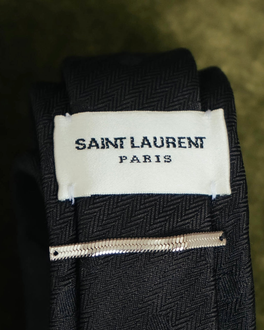 –SPECIAL– “Saint Laurent“ 2010’s-20’s Tonal dot narrow tie