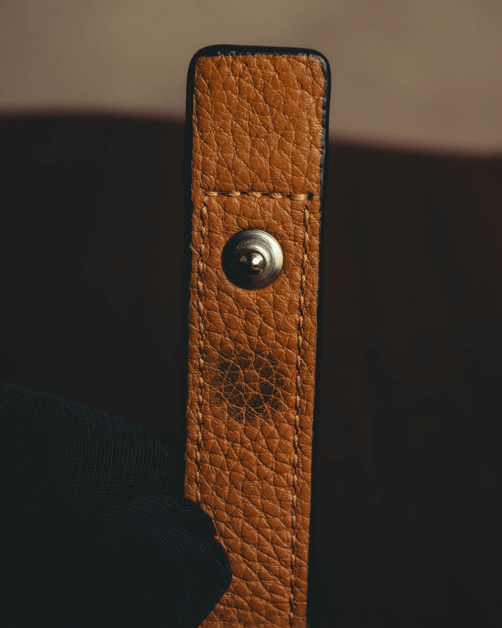 "LOEWE" 20's Bicolor small vertical leather wallet