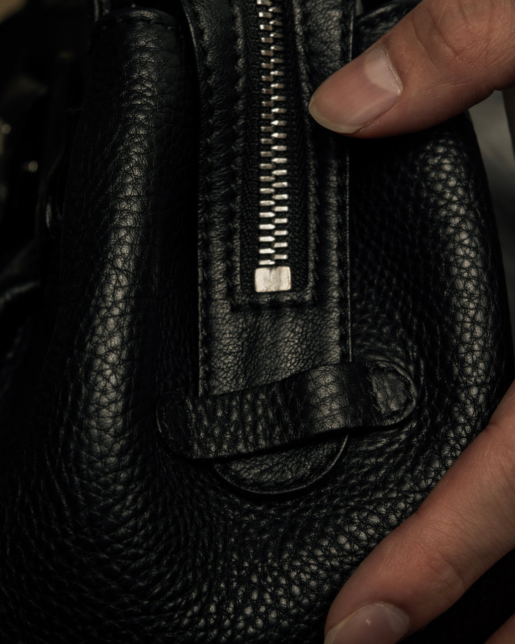 "Salvatore Ferragamo" Gancini motif gathered design leather bag