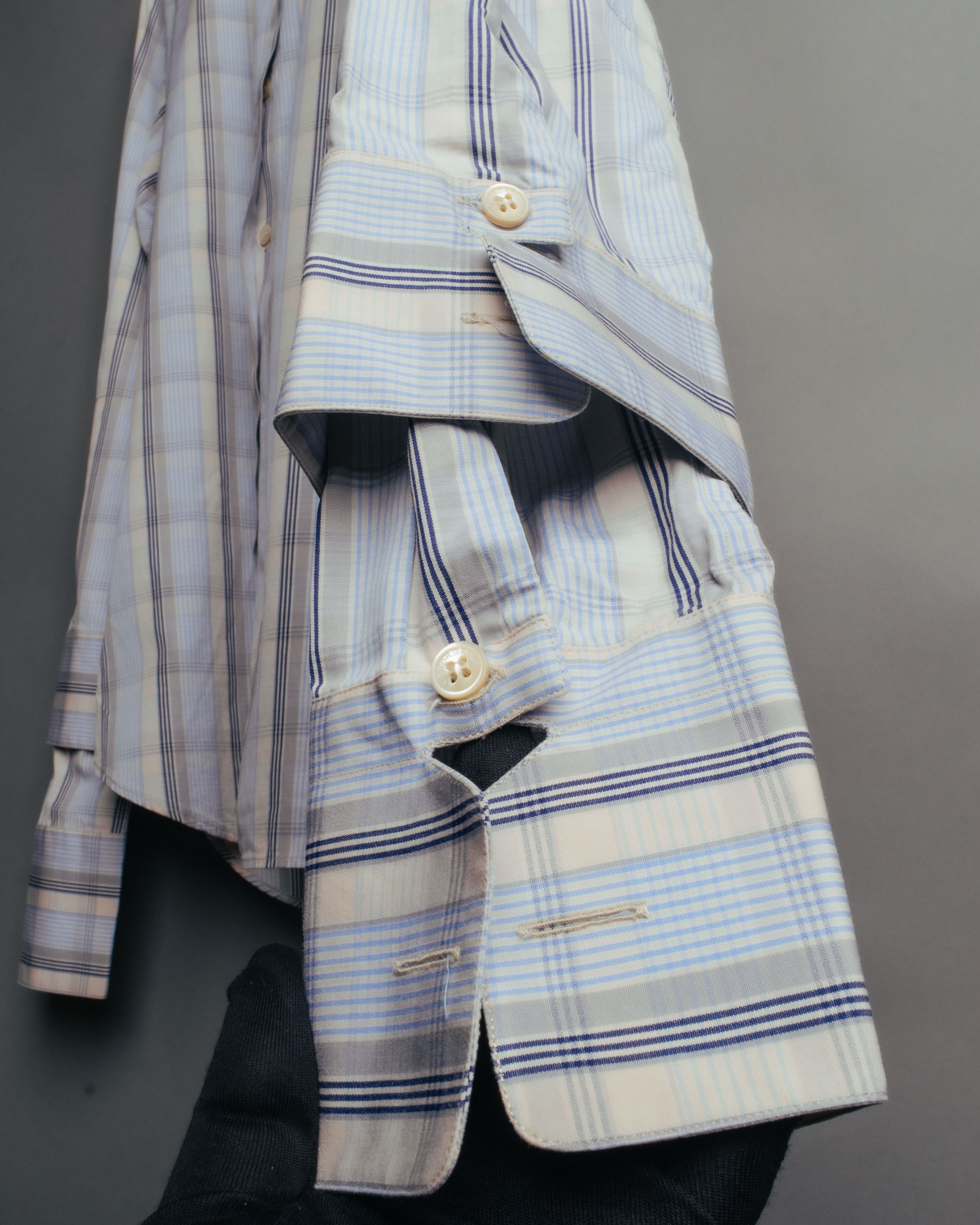 “VIKTOR & ROLF Monsieur” 00’s-10’s checked cotton dress shirt