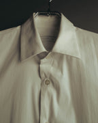 -SPECIAL- "PRADA" 10's-20's Stretch cotton silk-touch dress shirt