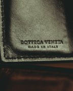 “BOTTEGA VENETA” 2010’s Intrecciato leather compact bi-fold wallet