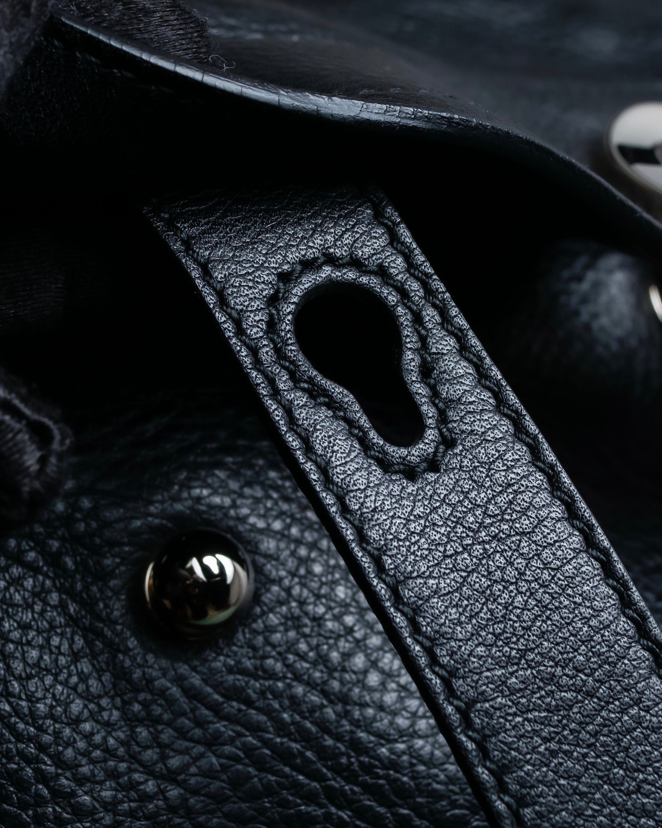 "YVES SAINT LAURENT" Muse Two series grain leather one-handle bag