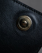 "JIL SANDER" Minimalist design leather shoulder bag