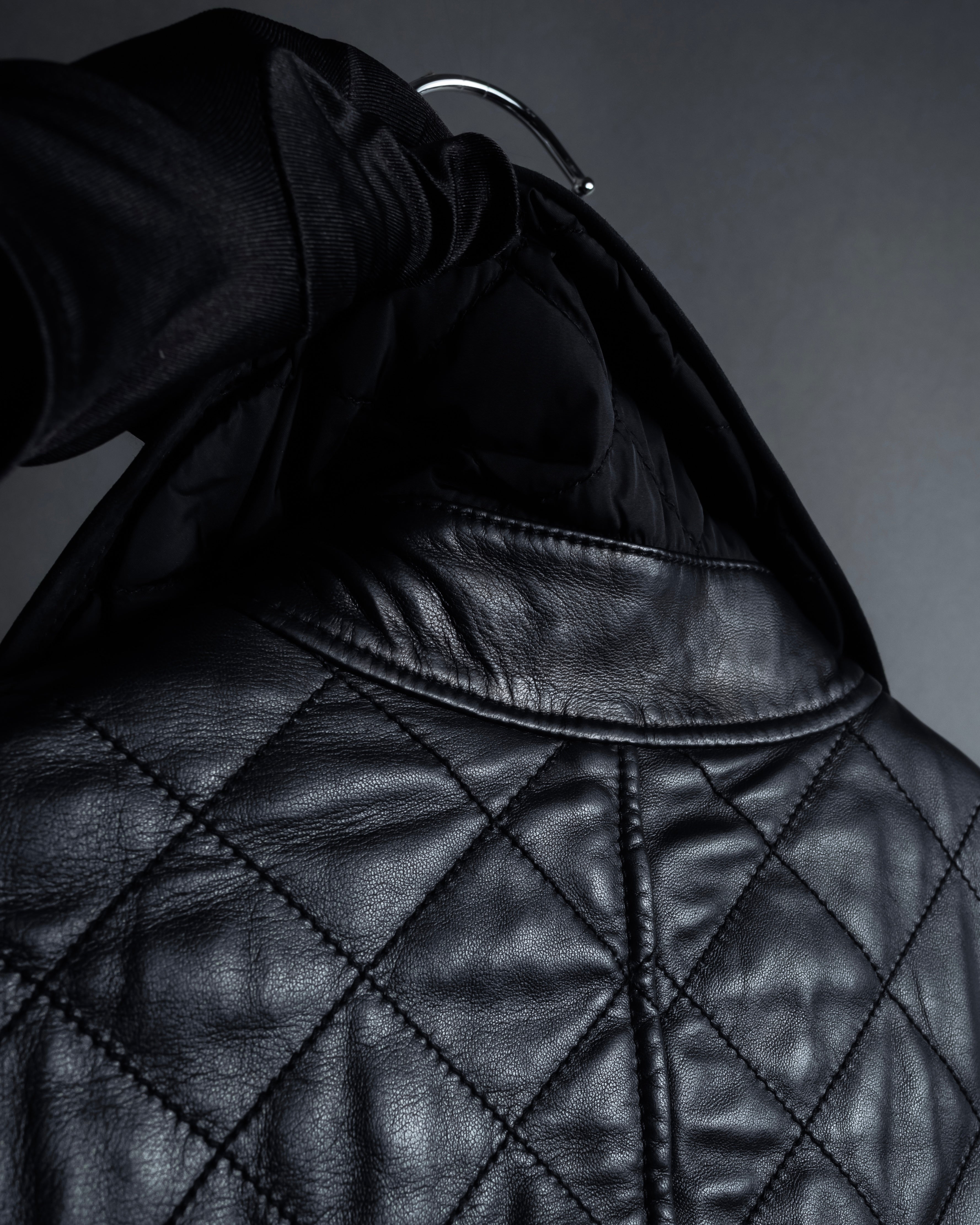 -SPECIAL- "LOEWE" 2009-2013's Quilted design reversible lambskin jacket
