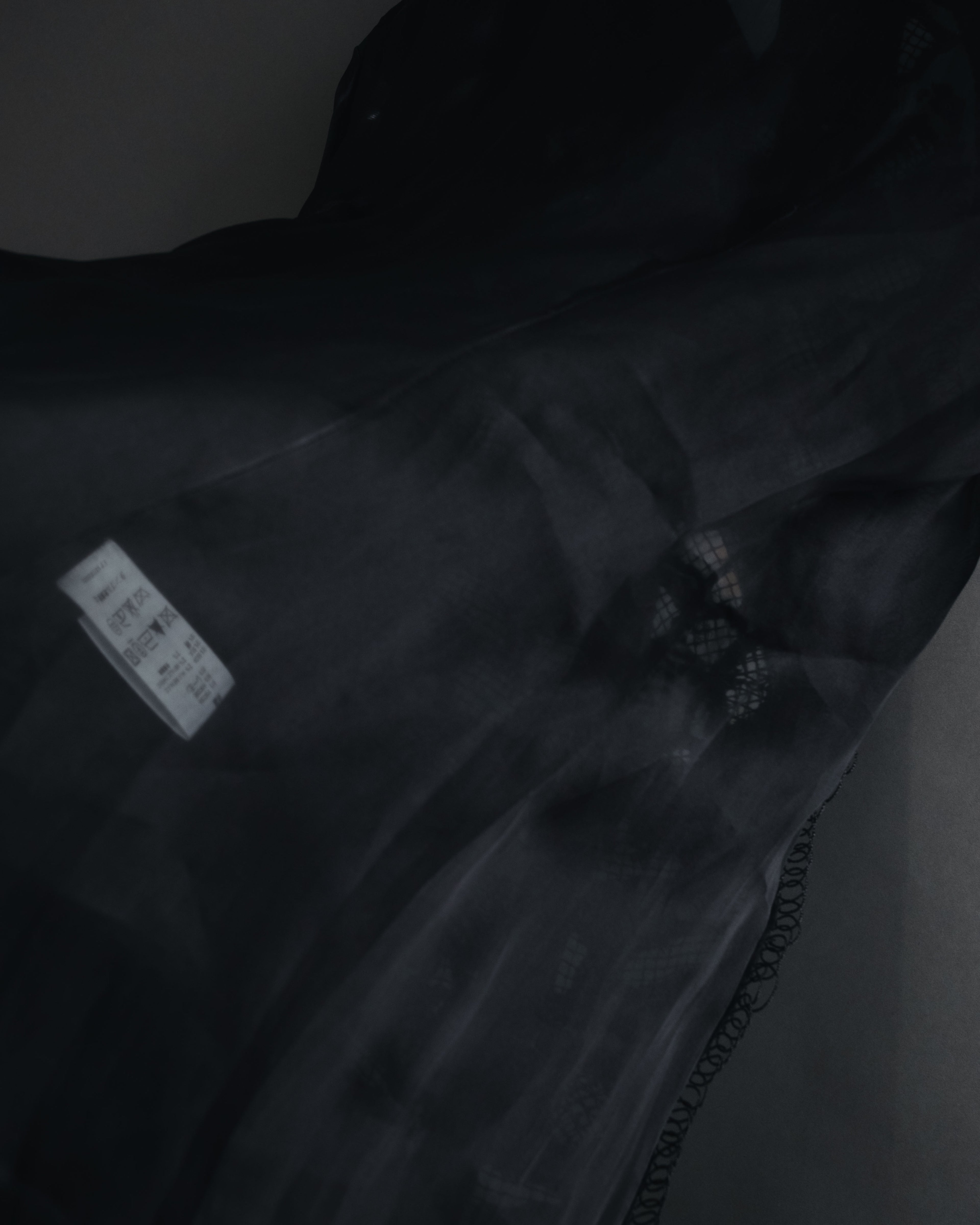 "LOEWE" 2014AW Sheer embroidered shirt