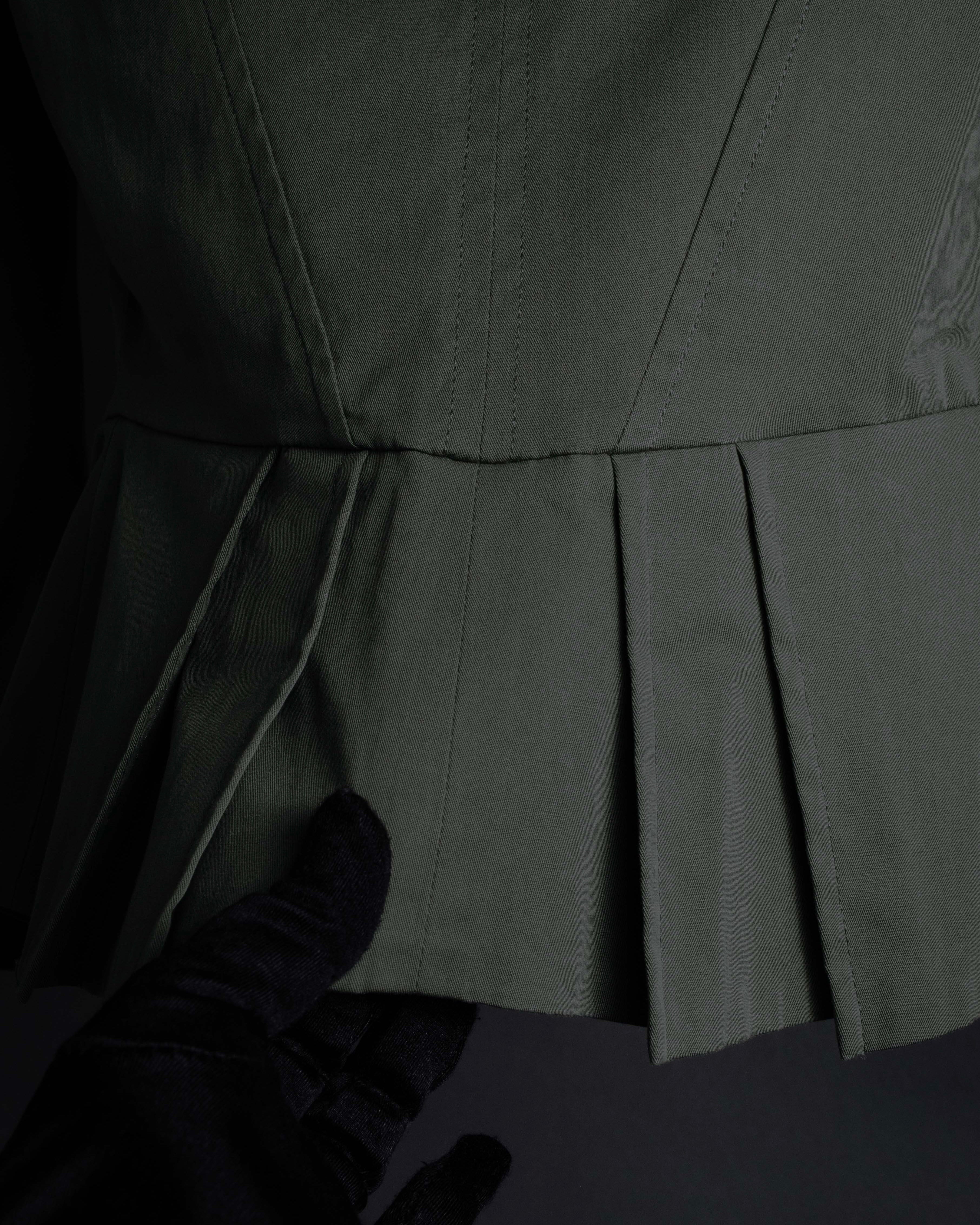 "MCQ Alexander McQueen" Lace-up panel design shaped jacket