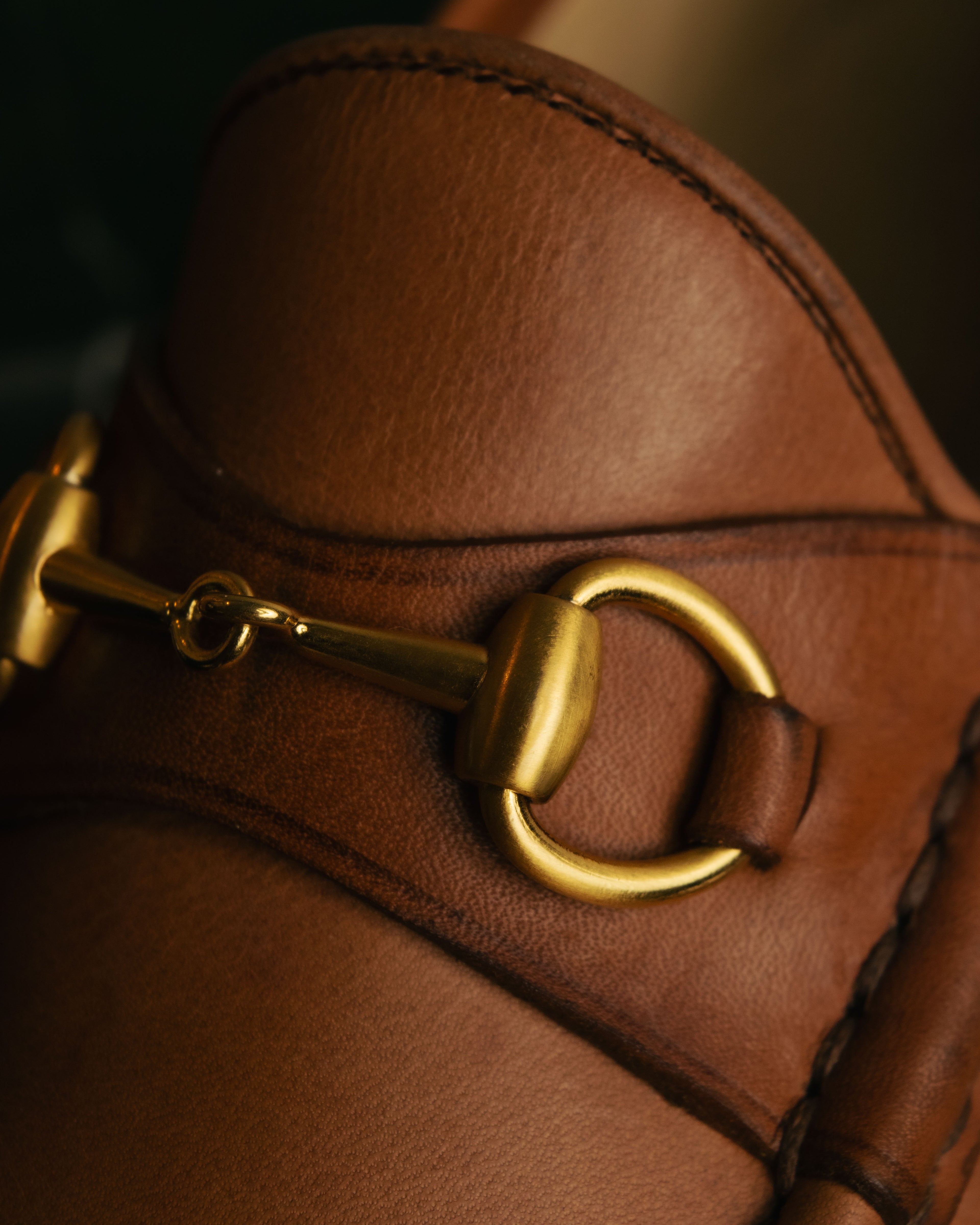 “GUCCI” 70’s-80’s Horsebit leather loafers