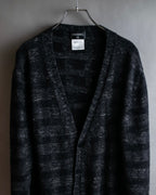 "CHANEL" Sample product hairy material light unevenness cardigan