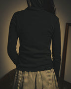 -SPECIAL- "CHANEL" 04AW Sheer bow-tie knit top