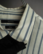"GUCCI" Diamond jacquard striped shirt