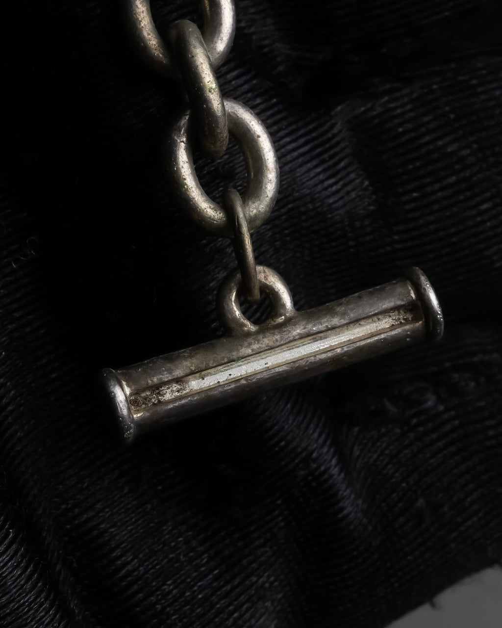 "Ralph Lauren" Circular toggle motif design silver bracelet