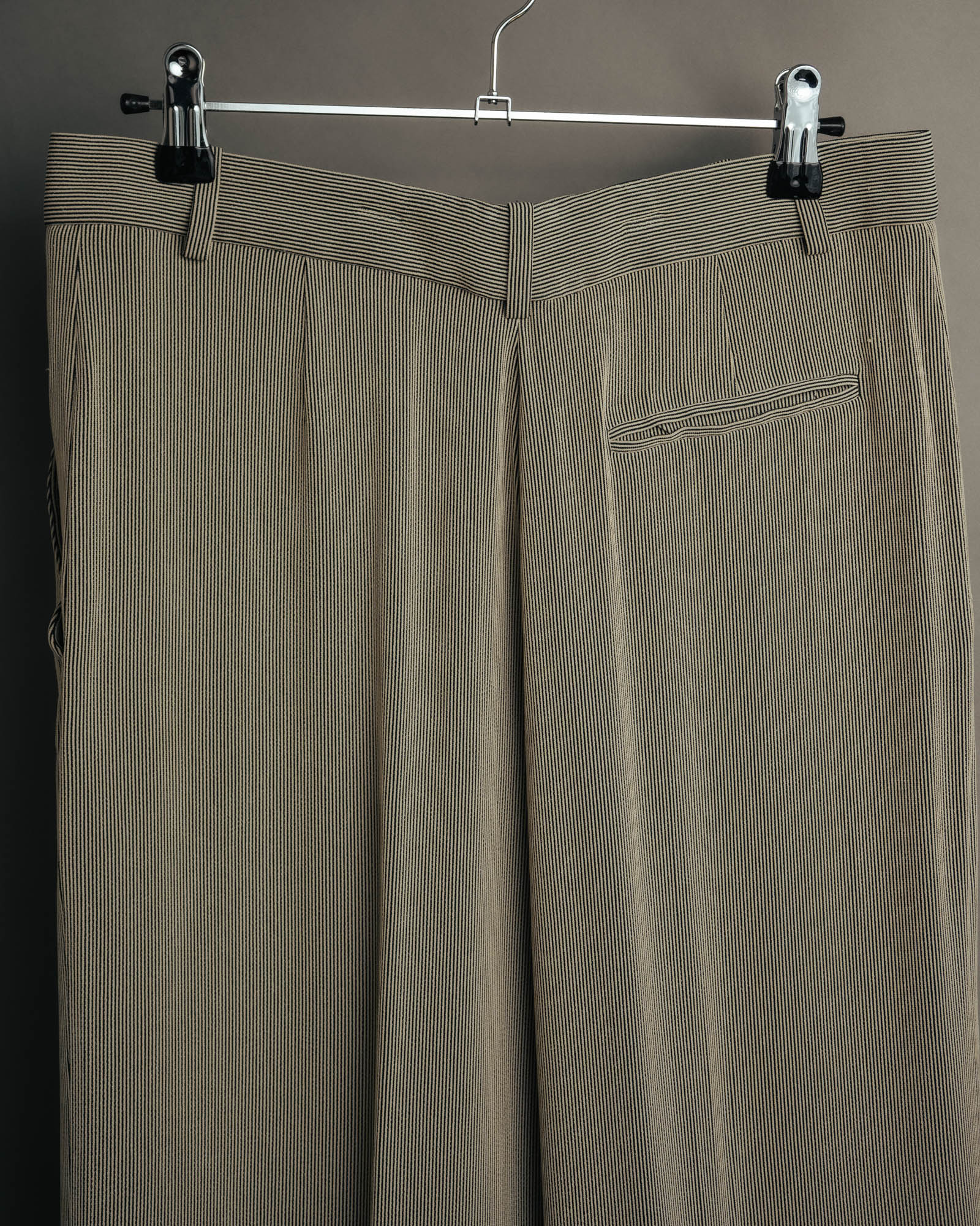 -SPECIAL- “HERMÈS“ Late 90’s-2010’s Fluid striped wide trousers