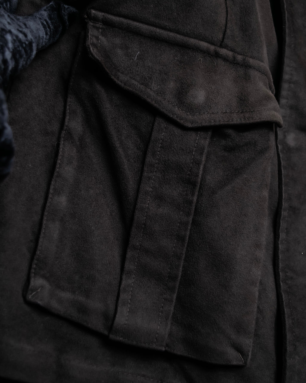 "ARMANI COLLEZIONI" Military detail elbow patch zip-up jacket