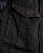 "ARMANI COLLEZIONI" Military detail elbow patch zip-up jacket