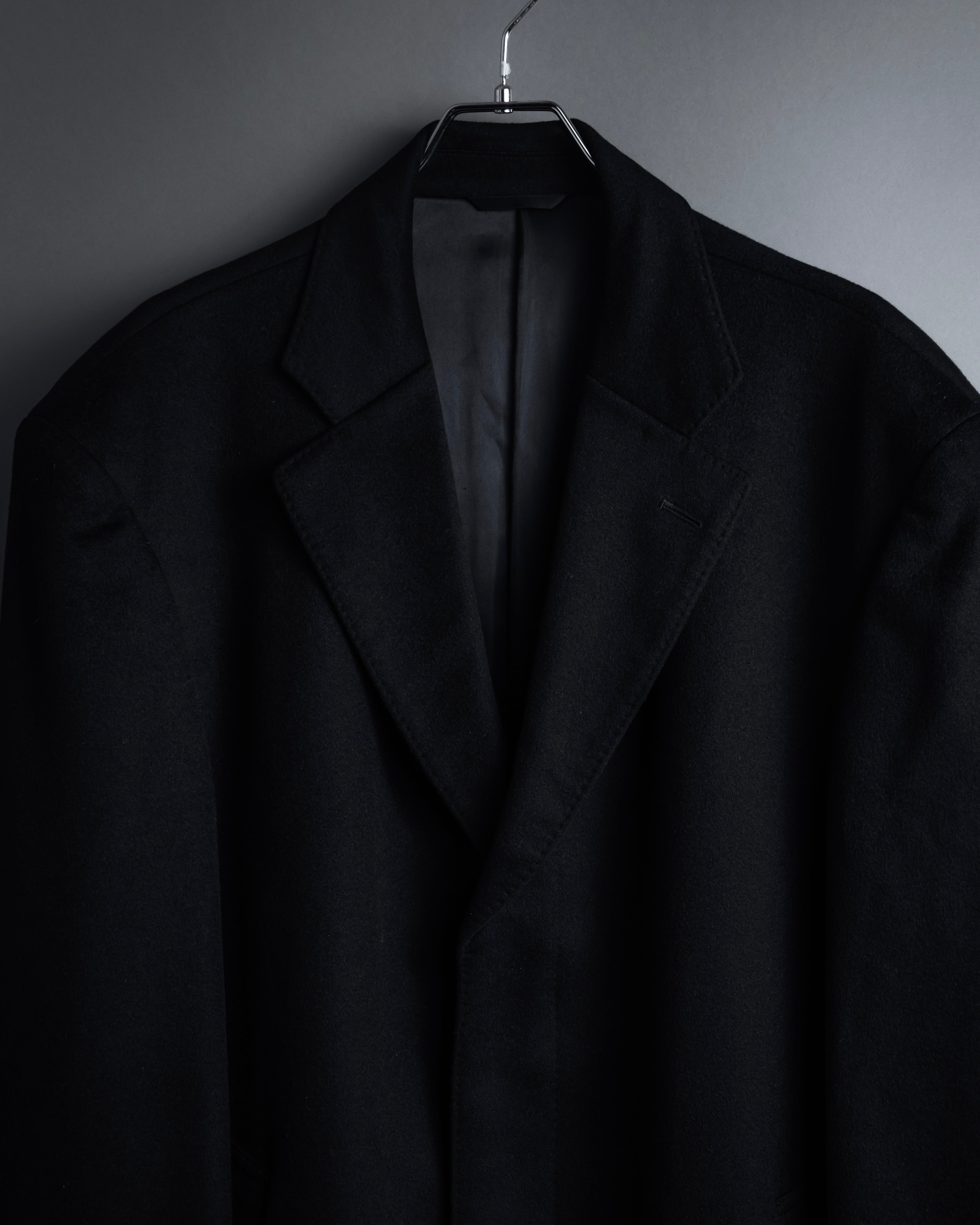 "BELLUMORE／ANTONIO FUSCO"
Fly front 100% cashmere chester coat