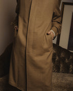 "Christian Dior" 80's-00's Classically tailored balmacaan coat