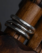 "Tiffany&Co" Open diagonal silver925 ring