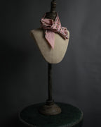 -SPECIAL- "GUCCI" Michele design floral print silk twilly scarf