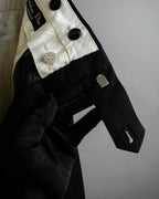 "CHRISTIAN DIOR MONSIEUR" Classical tailored Zegna base satin tuxedo set up