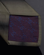 "GUCCI" Gradient dyed gradation silk necktie