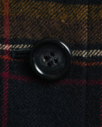 "Yves Saint Laurent" 80's-90's Plaid wool coat dress