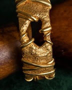"Christian Lacroix" Sculptural detail gold bracelet