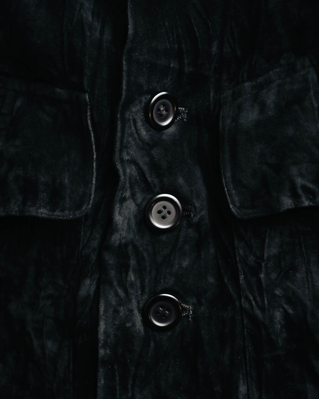 –SPECIAL– “ISSEY MIYAKE” 80’s-90’s crushed velvet utility vest