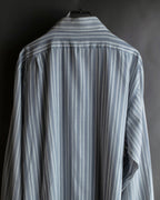 "Vintage multi-stripe pattern shirt"