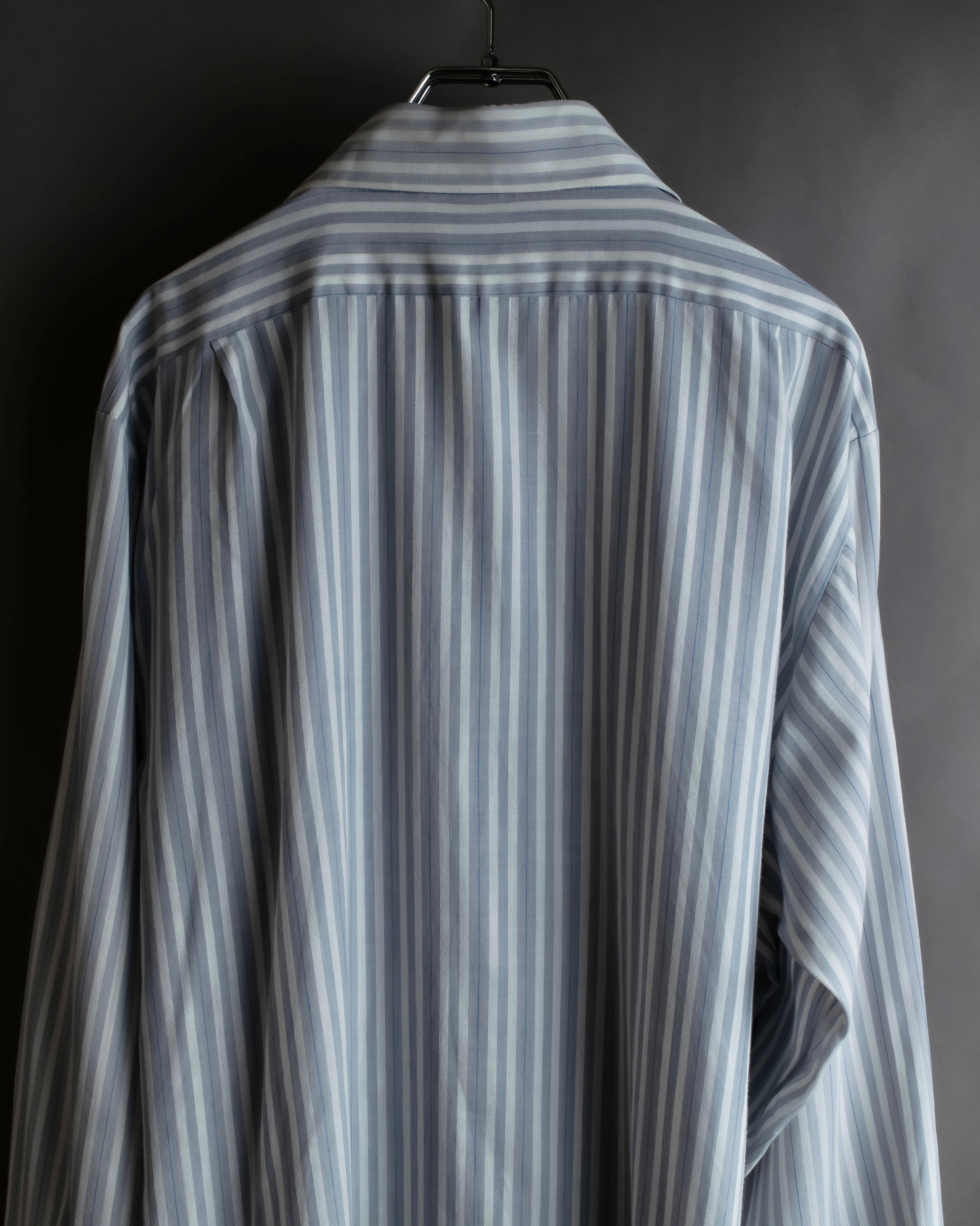 "Vintage multi-stripe pattern shirt"