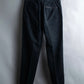 "HERMES" Leather trimmed design tapered pants