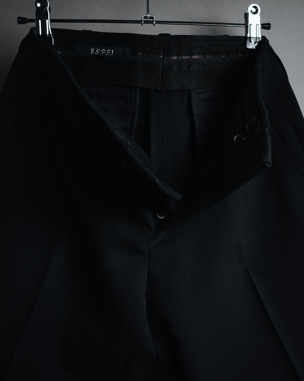 "GUCCI" 00’s stretch wool tailored slacks
