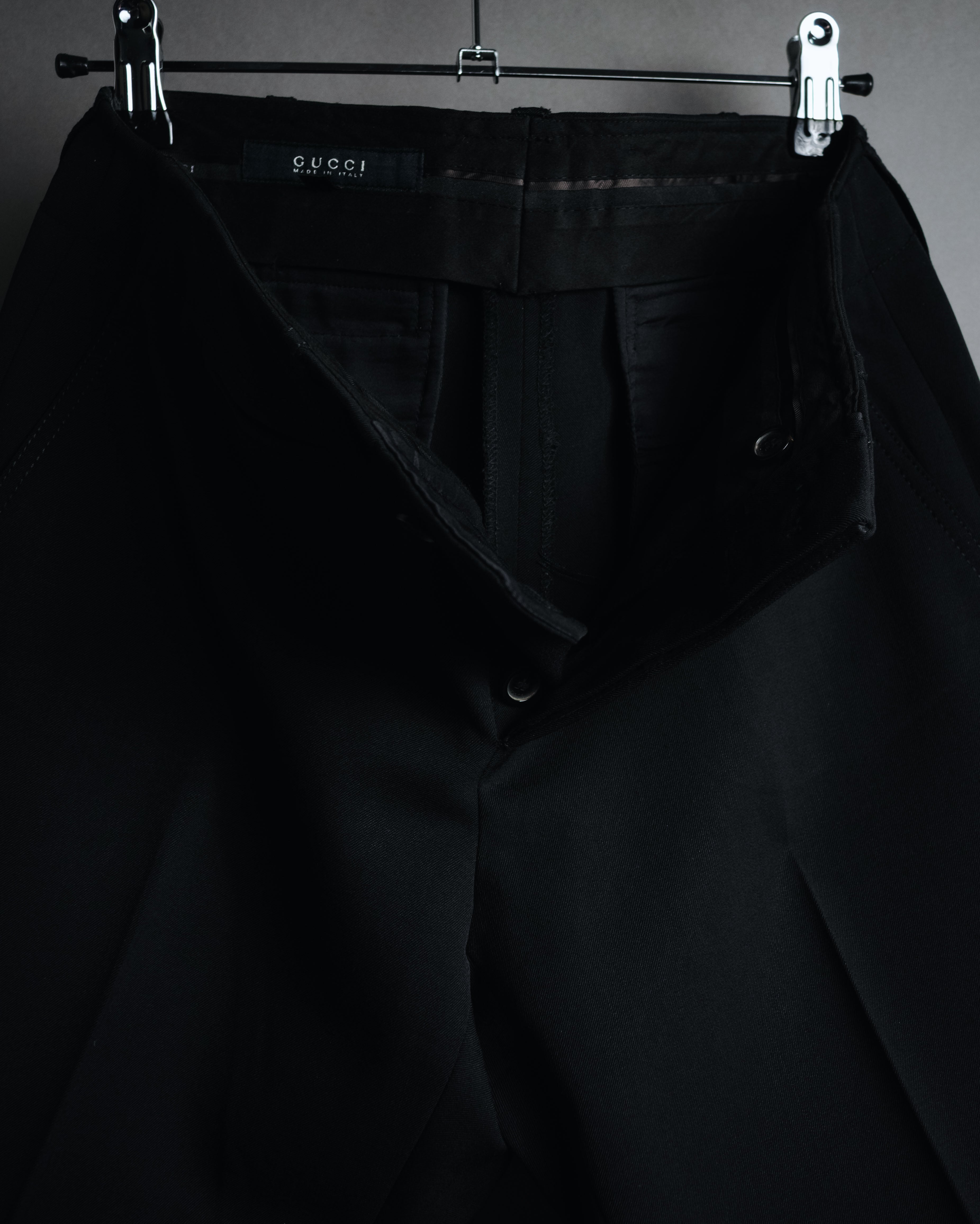 "GUCCI" 00’s stretch wool tailored slacks