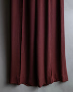"JEAN PAUL GAULTIER" Beautiful drape burgundy wide slacks