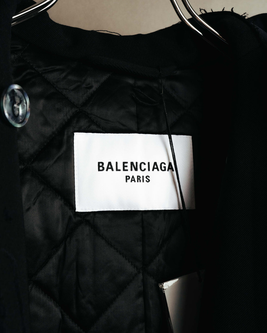 "BALENCIAGA" 2022 Distressed hooded long coat