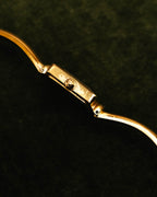 -SPECIAL- “GUCCI” 90’s-00’s 1900L gold tone bangle watch
