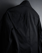 “BURBERRY” Tuxedo bib detail dress shirt