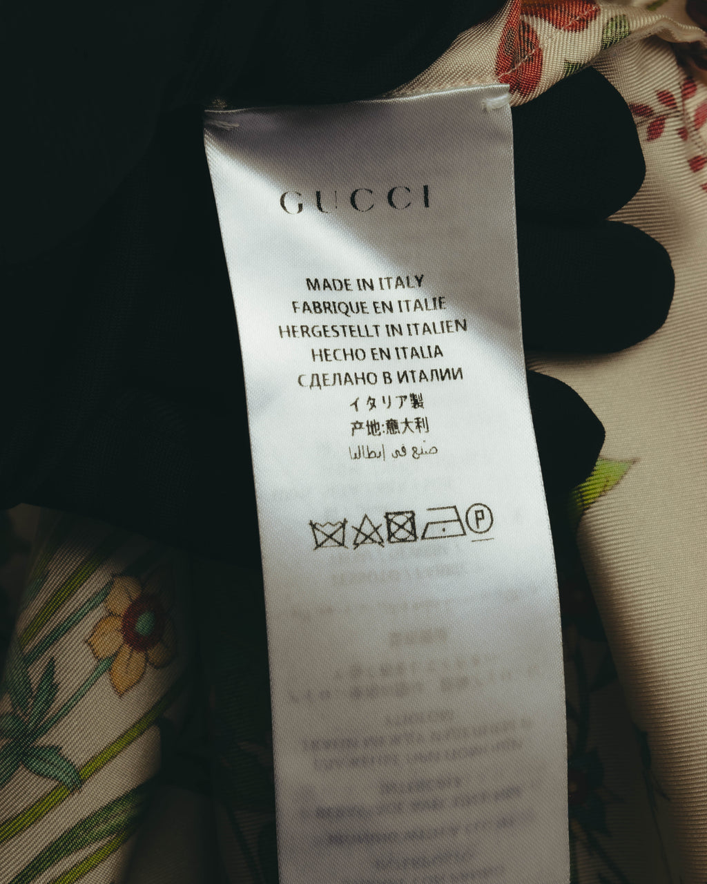 -SPECIAL- “GUCCI” 2015-2022 Botanical printed silk shirt