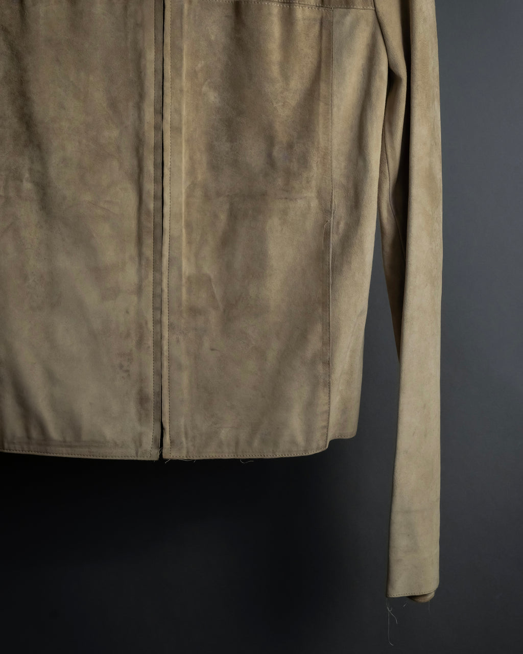 "GUCCI" Sand beige suede set up